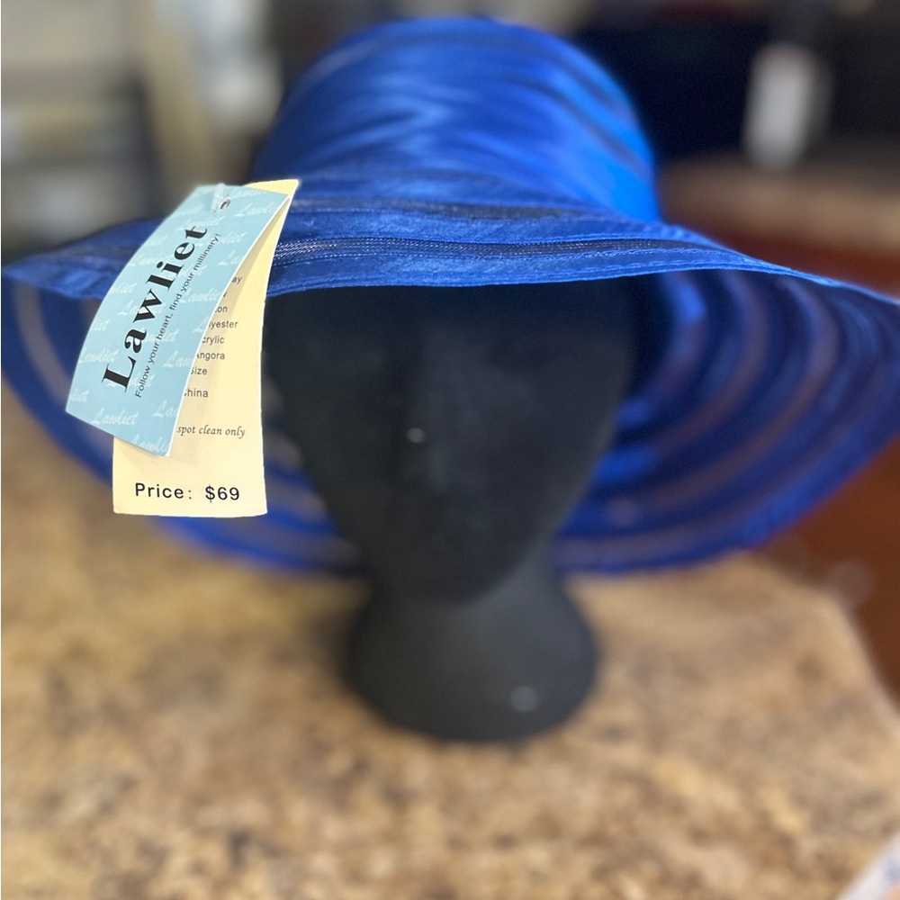 Lawliet Women's  Blue Church hat